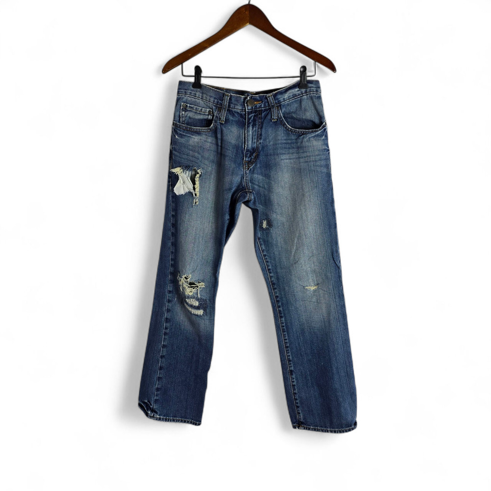 Old Navy Men's size 31x30 Straight Leg Denim Jeans Authentic 14+ yrs Distressed